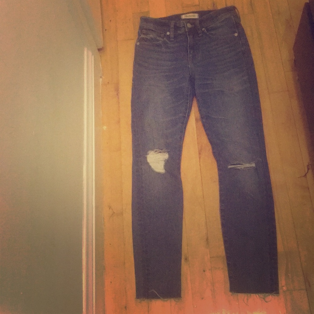 Madewell 9” HR Skinny Crop
